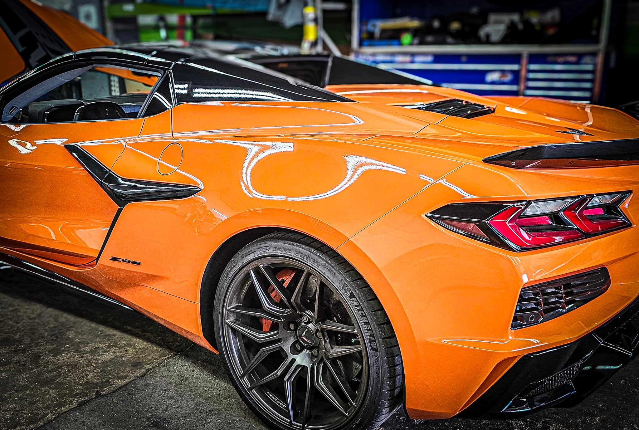 Orange Corvette